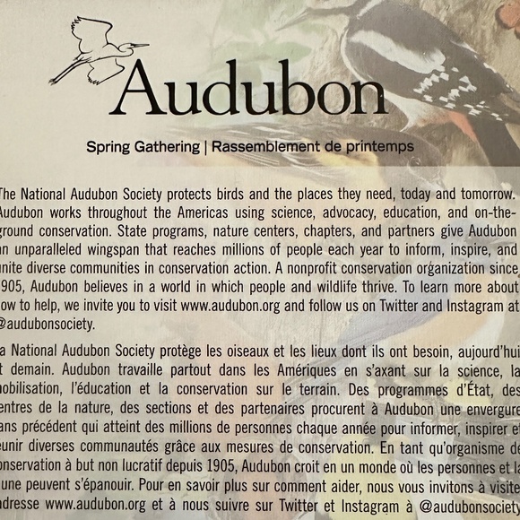 NWT MasterPieces Audubon Spring Gathering Birds Jigsaw Puzzle - Picture 10 of 14